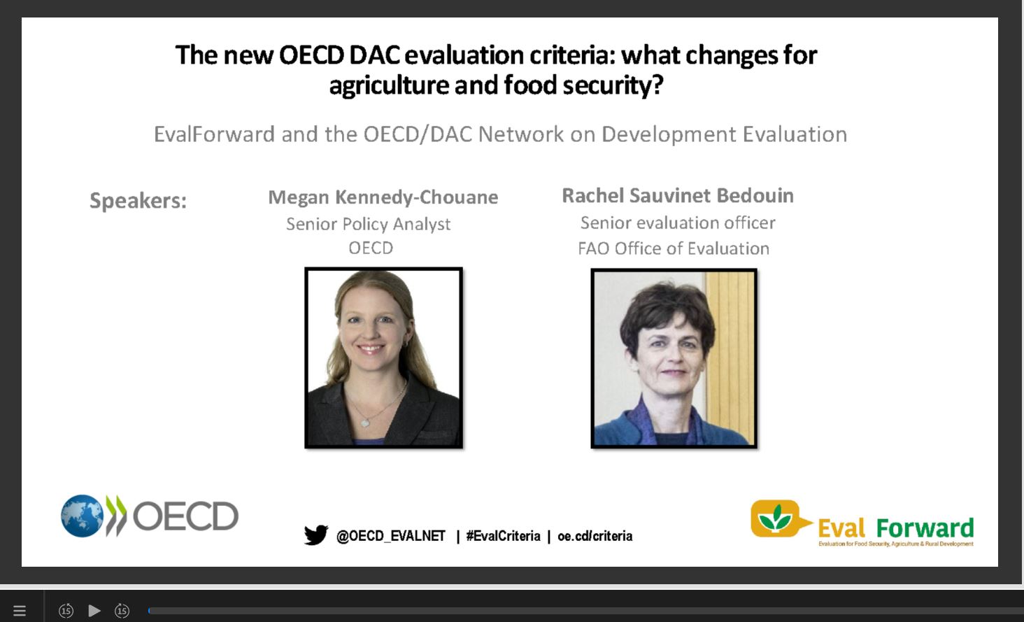 Video OECD DAC criteria