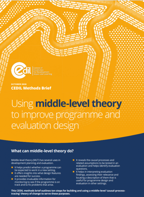 Using mid-level theory to improve programme and evaluation design