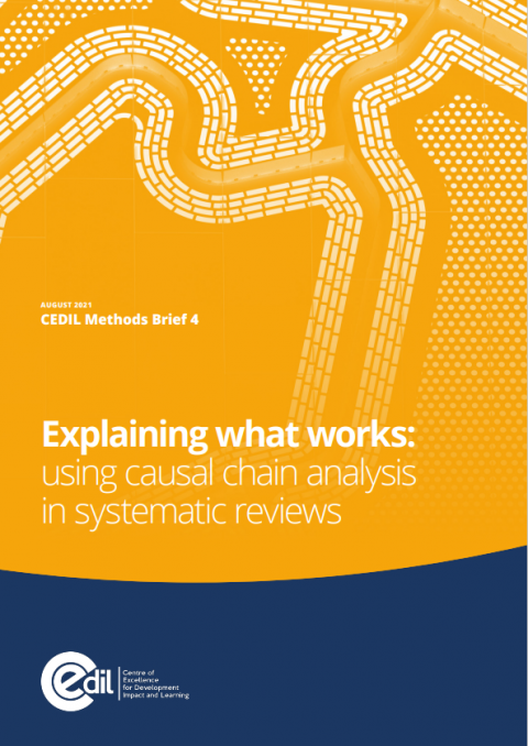Explaining what works: using causal chain analysis in systematic reviews