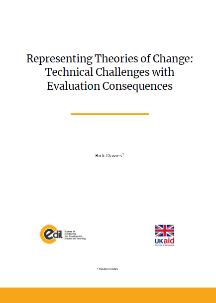 Representing Theories of Change: Technical Challenges with Evaluation Consequences