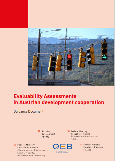 Evaluability Assessments in Austrian development cooperation