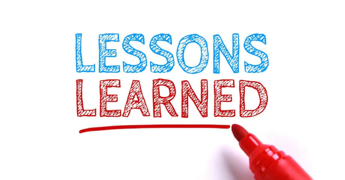 How to define and identify lessons learned?